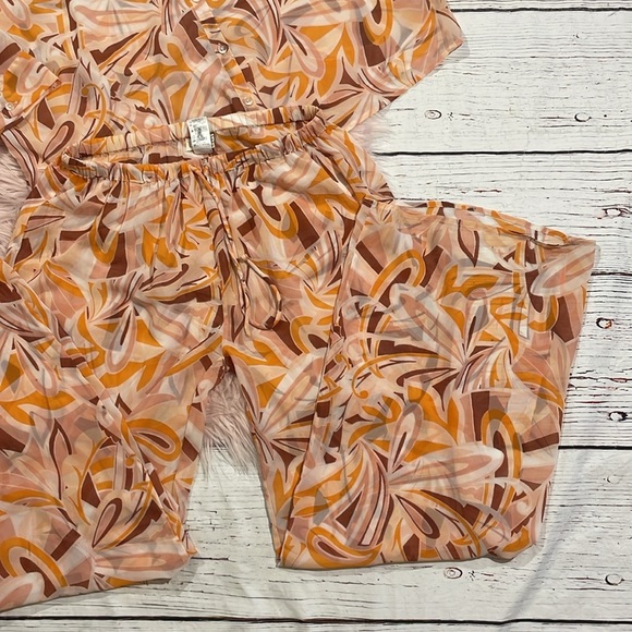 NWT L*space X Tessa Brooks Catalina Pant Oversized Top in Psychedelic Summer - Picture 10 of 11